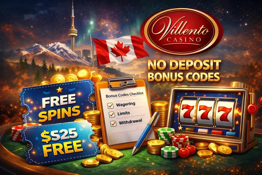 No Deposit Bonus Codes at Villento Casino Canada – free spins, bonus codes and casino rewards without deposit